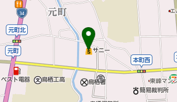 クリーニングのきょくとうサニー鳥栖店の地図画像