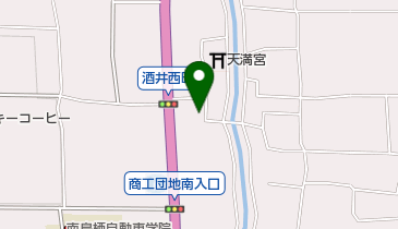 福田酒店の地図画像