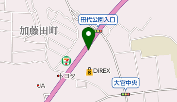 オートガレージバードの地図画像