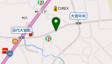 理容クリハラの地図画像