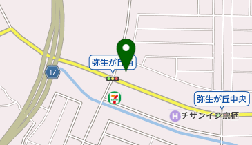 麺房花吹木の地図画像