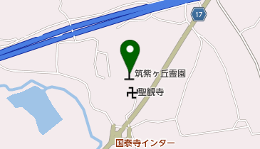 筑紫ケ丘霊園(公益財団法人)の地図画像