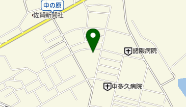 中多久公民館の地図画像