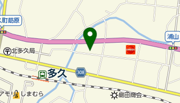 深山生花店の地図画像