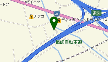 多久フォークリフトの地図画像