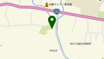 身体障害者授産多久作業所の地図画像