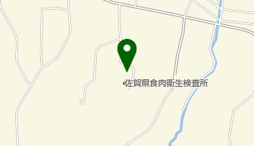 佐賀県食肉衛生検査所の地図画像