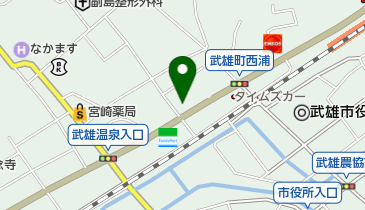 武雄二神の地図画像