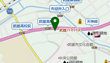 お好み焼若竹の地図画像