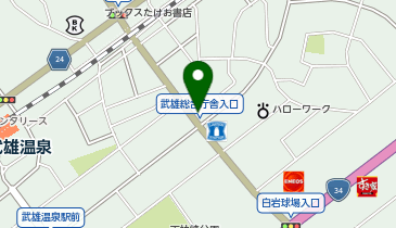 株式会社山茂電機武雄店の地図画像