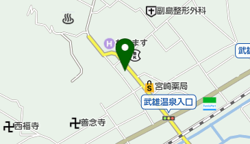 やながわや化粧品店の地図画像