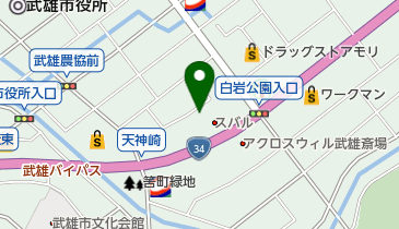 西九州スバル株式会社武雄店の地図画像