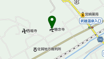 善念寺の地図画像