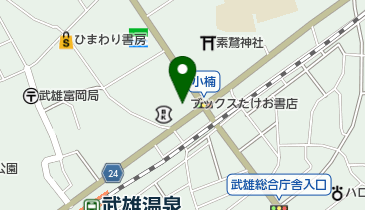 ブックスたけお書店の地図画像