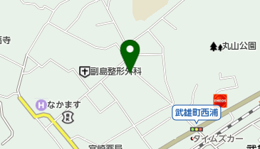 まさきふとん店の地図画像