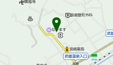 緒方青果店の地図画像