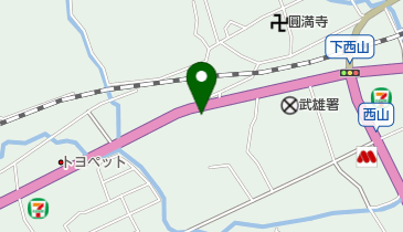 橘屋釣具店の地図画像