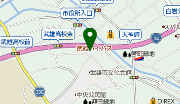 フィッシングたけおの地図画像