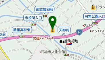 美容室グランプリモ武雄店の地図画像
