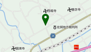ブロンド美容院の地図画像
