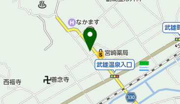 いわなが温泉通り店の地図画像