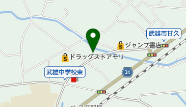 上瀧錦鯉センターの地図画像