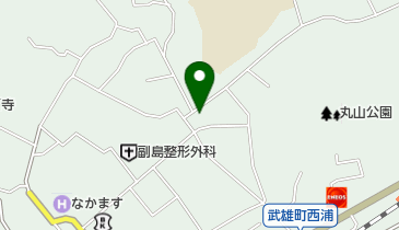 理容ウツガミの地図画像