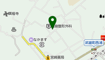 ユノキ理容の地図画像