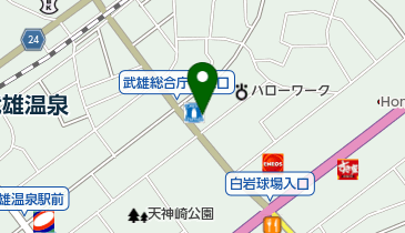 うどん屋さんの地図画像
