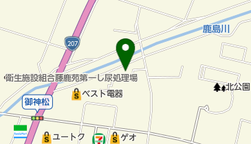 古賀硝子アルミ建材株式会社の地図画像