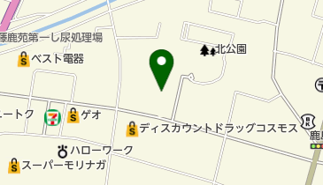 西牟田公民館の地図画像