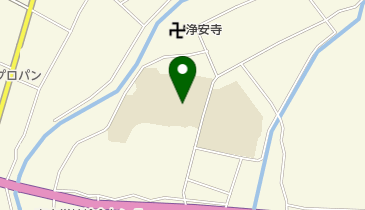 東部中学校の地図画像