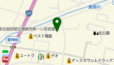 藤津建設業協会の地図画像