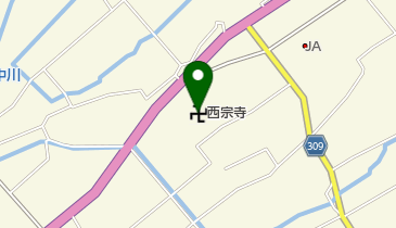 西宗寺の地図画像