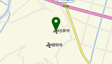 法泉寺の地図画像
