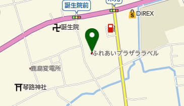 オダカラー ララベル店の地図画像