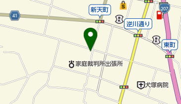 中原正堯理容店の地図画像