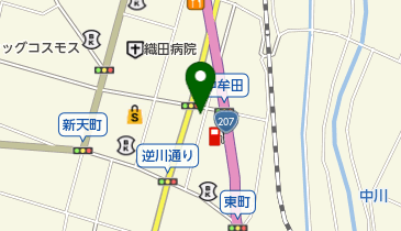 浜松理容店の地図画像