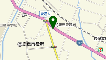 森田理容室の地図画像