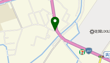 田中から揚店の地図画像