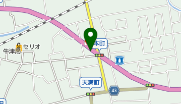 土井美容室の地図画像