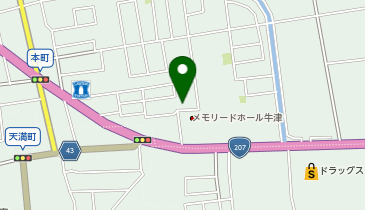 天理教牛津分教会の地図画像