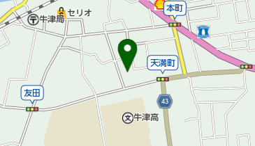 くうてんとくやまの地図画像