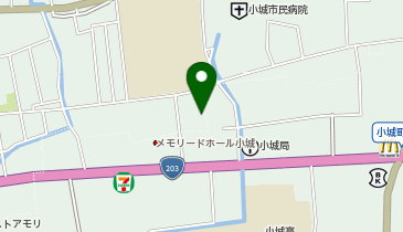 平石モータース工場の地図画像