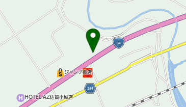 古美術中野の地図画像