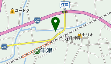 肉のたきもと本店の地図画像