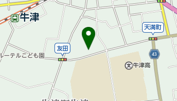 小城市立 牛津武道館の地図画像