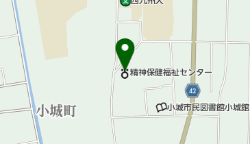 佐賀こころの電話の地図画像