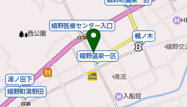 嬉野温泉旅館組合の地図画像