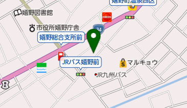 肥前塗料店の地図画像